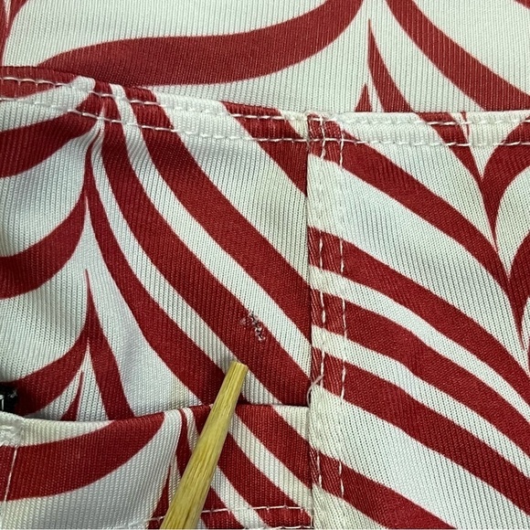 RUNNING Skirts Small Athletic Skort Red White Candystripe Mini Shorts - Picture 4 of 10